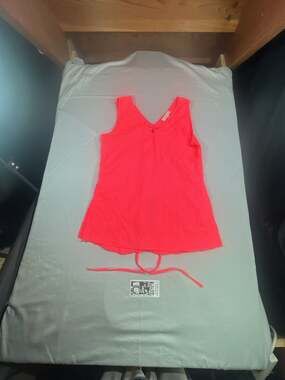 Speed Limit Neon Pink Lace-Up Sleeveless Tank Top Size M